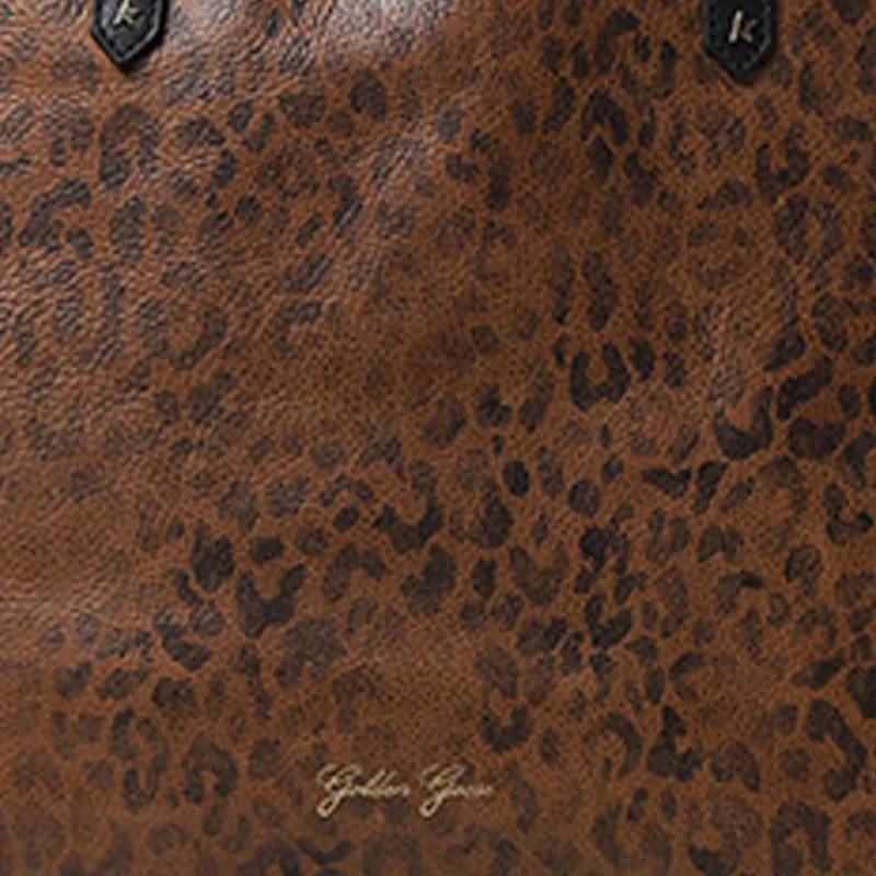 Golden Goose Pasadena Leopard-print Tote Bag-3