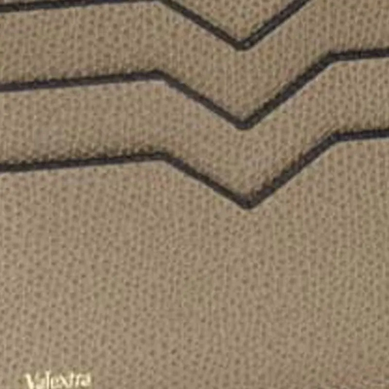 Valextra Calfskin Card Holder Men's Oyster-4