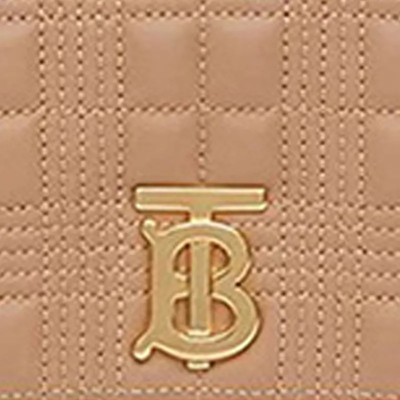 Burberry Leather Fanny Pack Belt Bag Camel-2