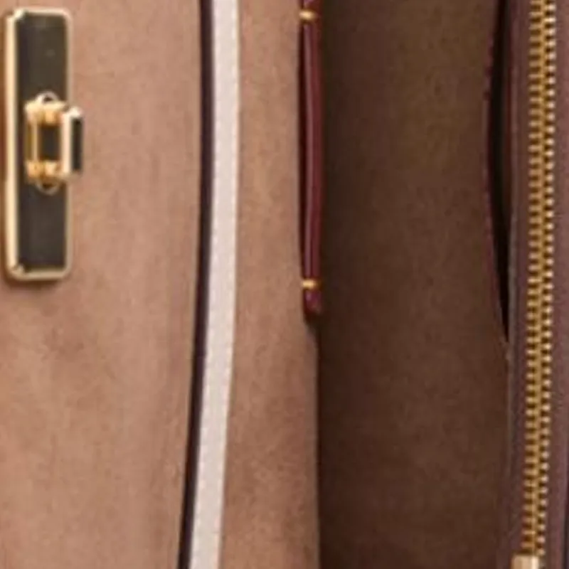 COACH Brynn Artificial Leather Shoulder Bag Medium Size Women's Sand Yellow & Brown Yellow-4