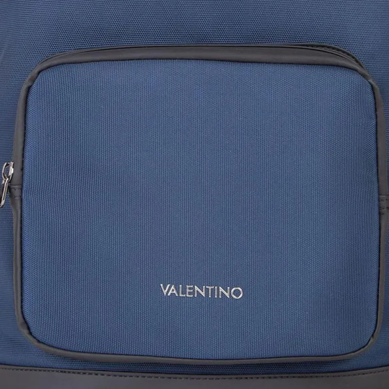 Valentino Polyester Backpack Men's Blue-4