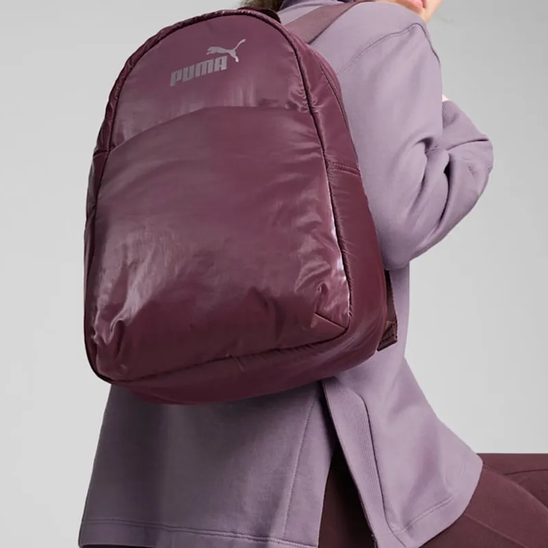 PUMA Nylon Backpack Unisex Midnight Fuchsia-4