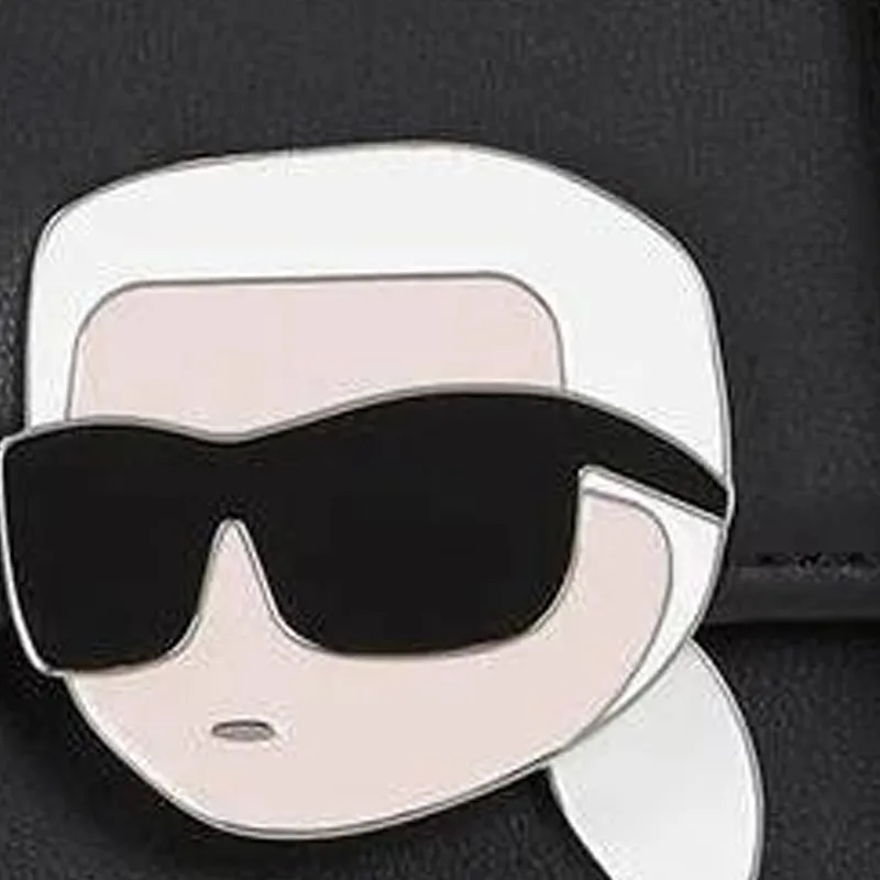 KARL LAGERFELD / Karl Lagerfeld Jeans Ikon Lock Leather Cross Body Bag-3