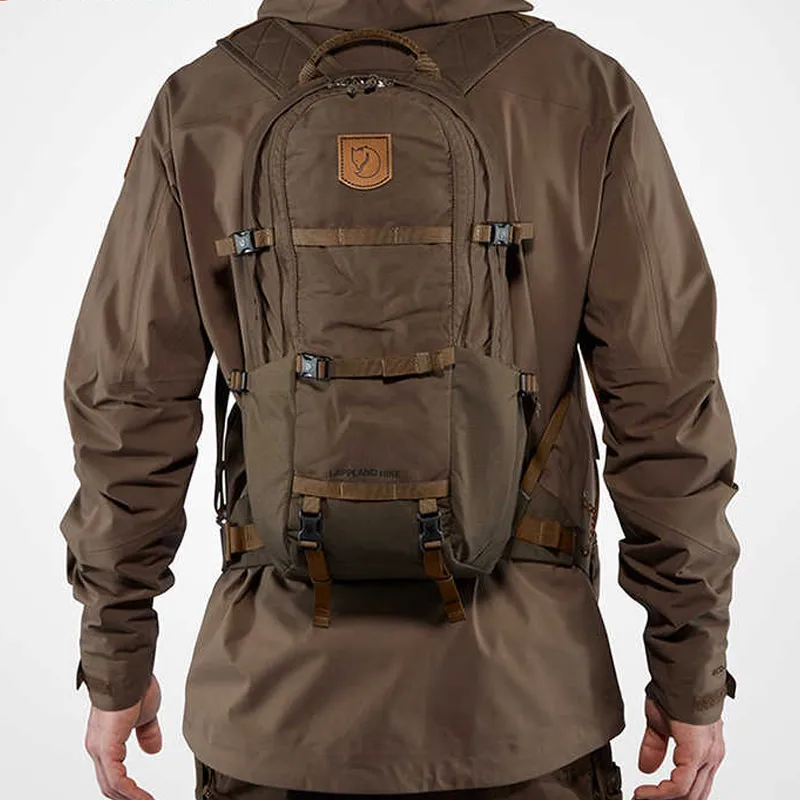 Fjallraven Polyester Backpack Unisex Black Olive-4