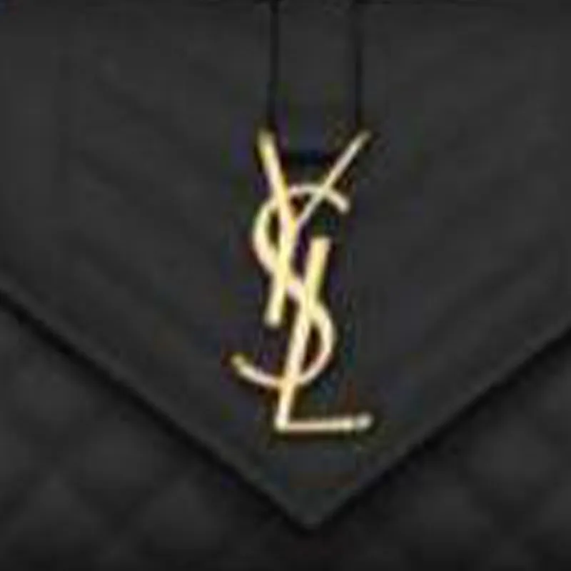 SAINT LAURENT Envelope Bag Small Black-5