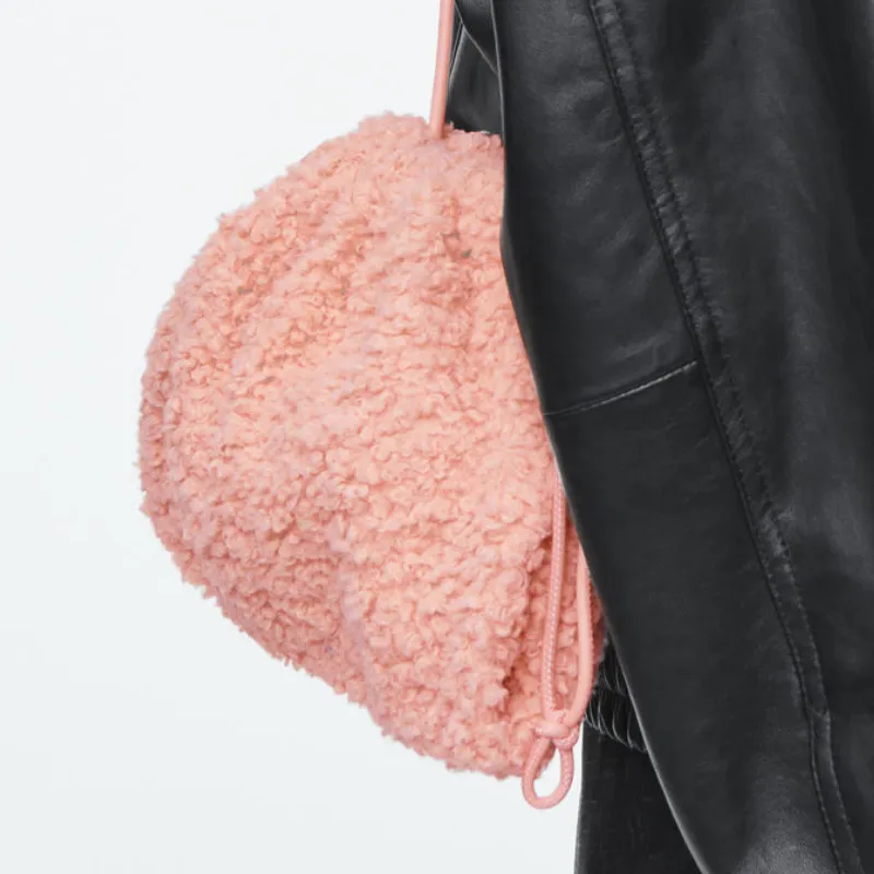 COS Polyester Clutch Regular Women's Pink-3