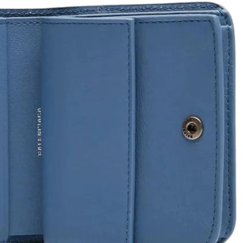 Balenciaga Lambskin Coin Purse, Card Holder Women's Blue-4