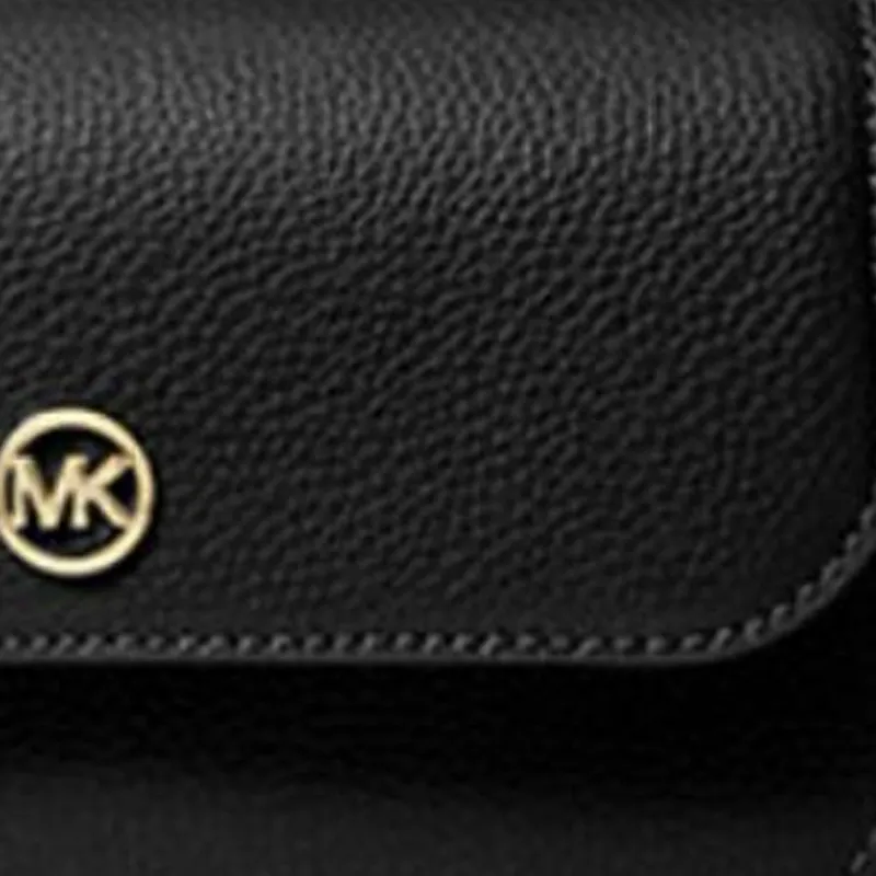 MICHAEL KORS Leather Crossbody Bag Small Size Women's Black-4
