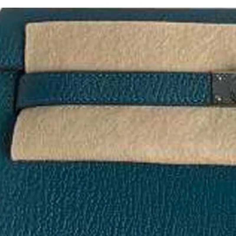 HERMES Kelly To Go Mysore Goat Skin Wallets Shoulder Bag Crossbody Bag Women's Strait Blue-2