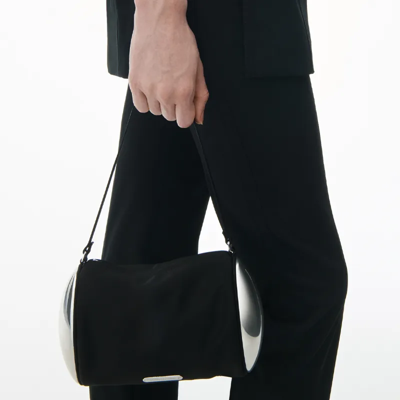 Alexander Wang Nylon Handbag Small Size Women's Black-4