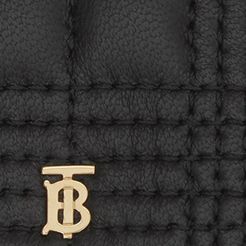 Burberry Lambskin Crossbody Bag Shoulder Bag Women's Black-3
