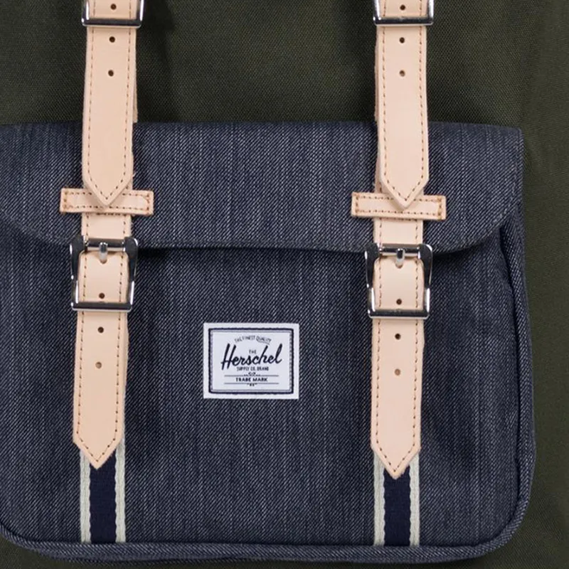 Herschel Canvas Backpack Large Size Unisex Forest Night-4