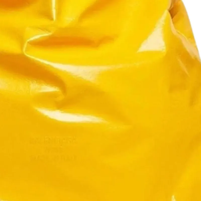 Balenciaga Cow Leather Tote Bag Shopping Bag Handbag Regular Unisex Yellow-1