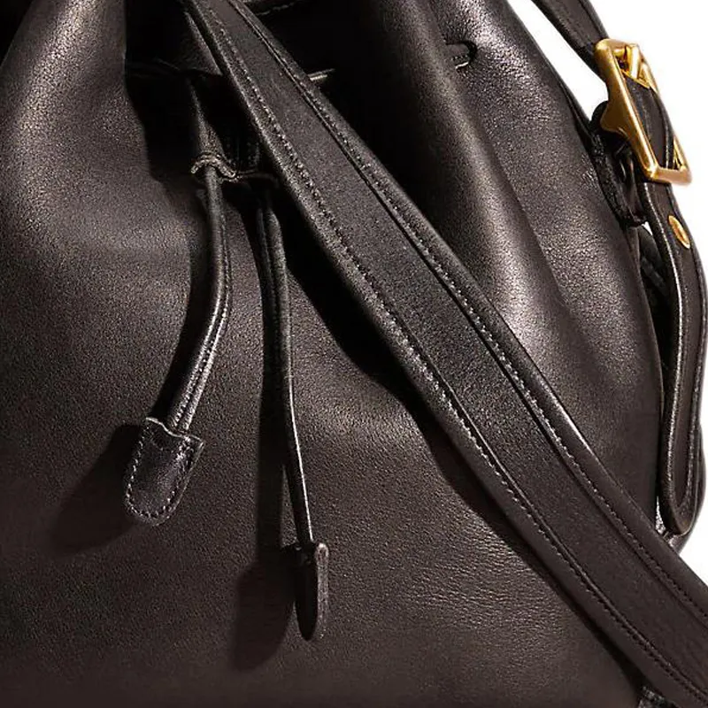 COACH Legacy Glove Tanning Shoulder Bag Crossbody Bag Handbag Medium Size Women's Black-3