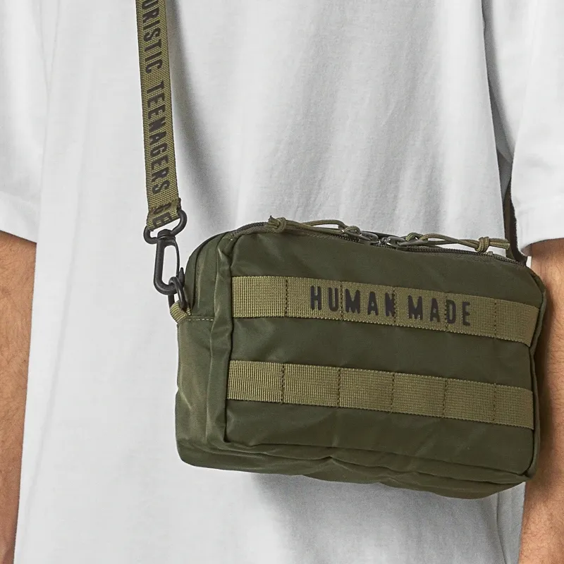 HUMAN MADE Military Card Case Olive Drab-4