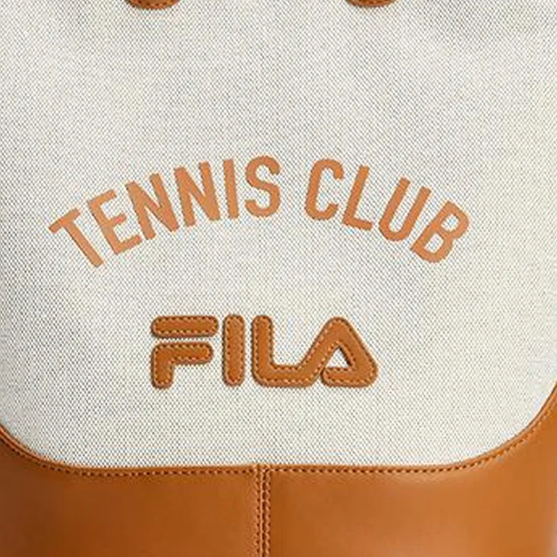 FILA Fusion Fabric Shoulder Bag, Crossbody Bag, Handbag Women's Khaki-4