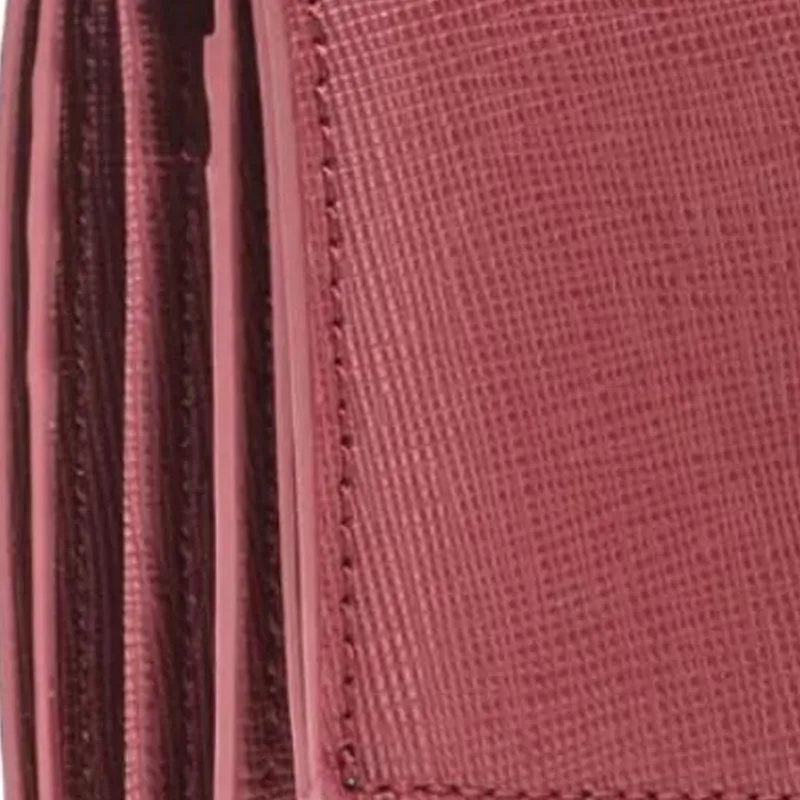 PINKO Love Birds Series Calfskin Wallet Women's Burgundy-3