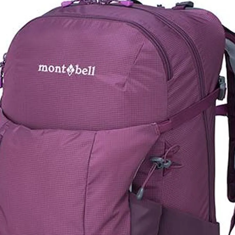 MONTBELL Nylon Outdoor Mountaineering Bag Backpack Women's Purple-1