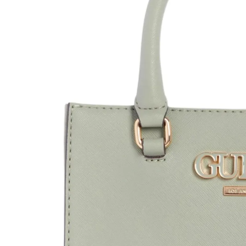 GUESS Artificial Leather Shoulder Bag, Crossbody Bag, Handbag Trumpets Women's Moss Green-3