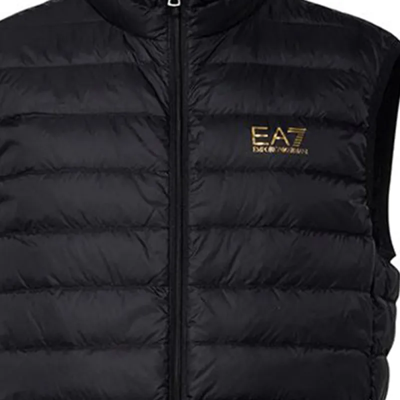 EMPORIO ARMANI Logo Printed Quilted Padded Gilet-5