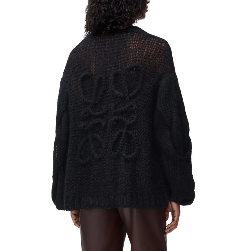LOEWE Anagram FW24 Knitwear Women's Black-3