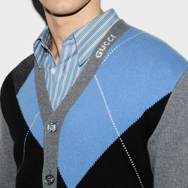 GUCCI Knitwear Men Gray-5