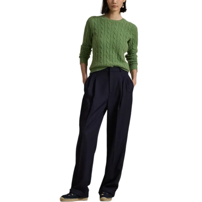 Polo Ralph Lauren FW24 Cashmere Sweater Women's Green-1