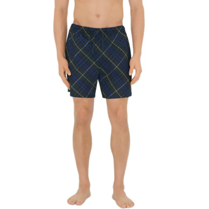 Burberry Checkered Drawstring Swim Shorts-1