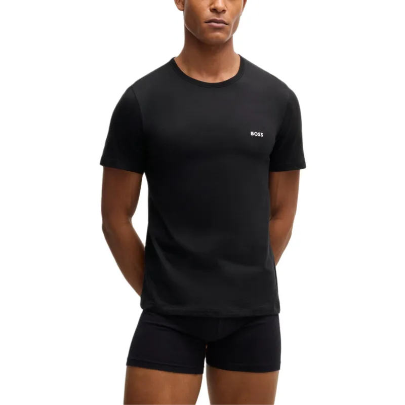HUGO BOSS T Shirts Men 3 Pack White+Green+Black-2