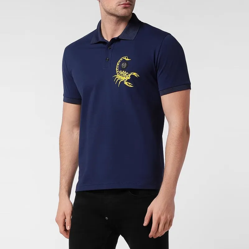PHILIPP PLEIN Short Sleeve Polo Shirt-2