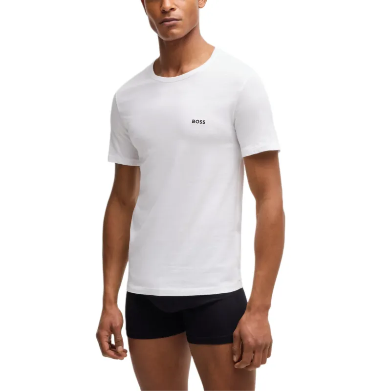 HUGO BOSS T Shirts Men 3 Pack White+Green+Black-1