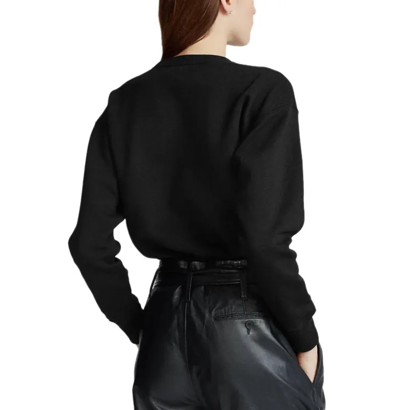 Polo Ralph Lauren FW23 Sweatshirt Women's Black-2