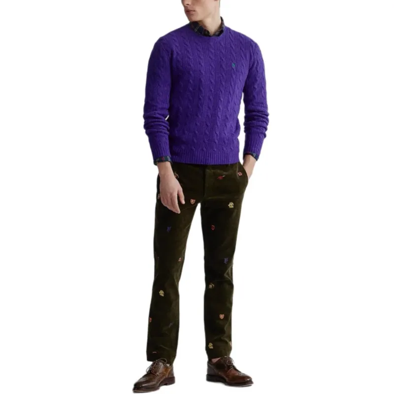 Polo Ralph Lauren FW23 Sweater Men's Purple-1