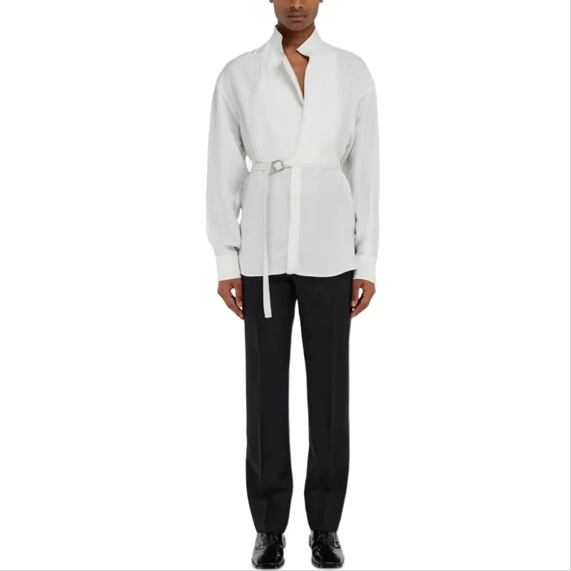 Ferragamo Shirts Men White-1