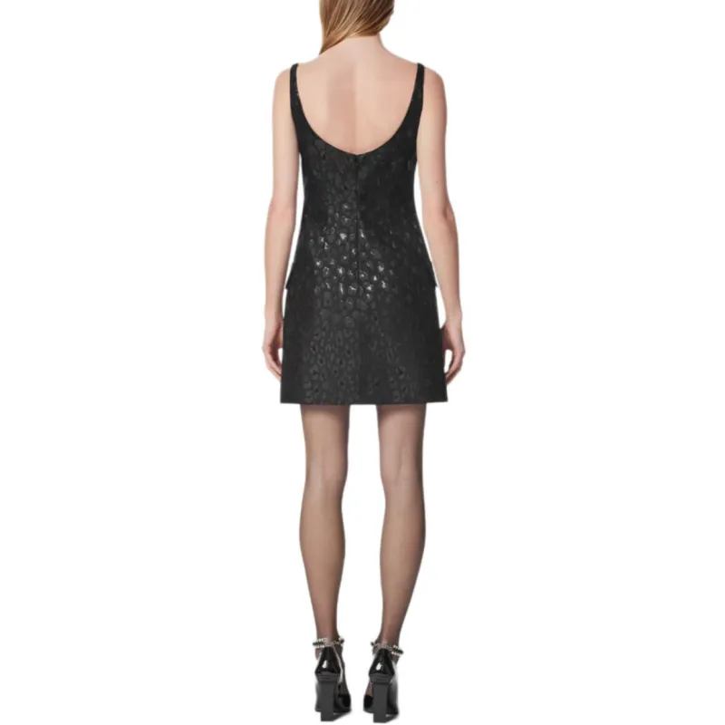 VERSACE Slip Dresses Women's Black-2
