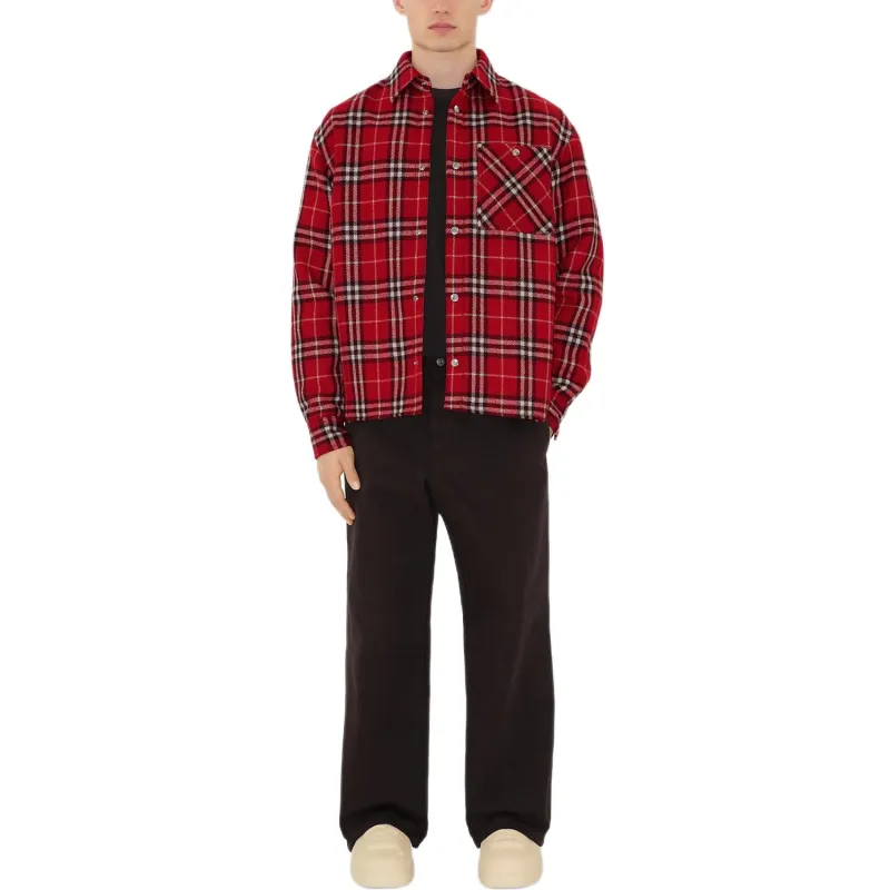 Burberry Checked Shirt Jacket-1