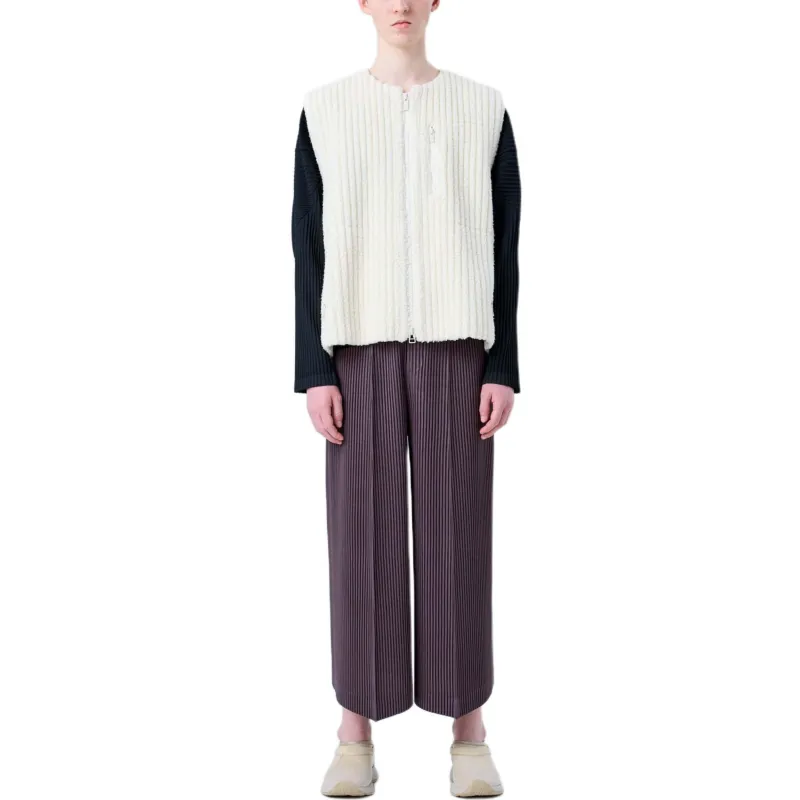 Homme Plissé Issey Miyake Casual Pants Men's Brown-3