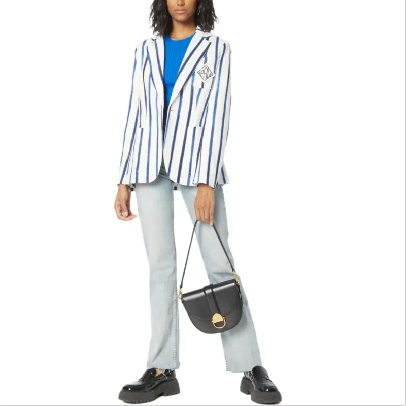 Polo Ralph Lauren FW24 Jackets & Coats Women's Blue White-3