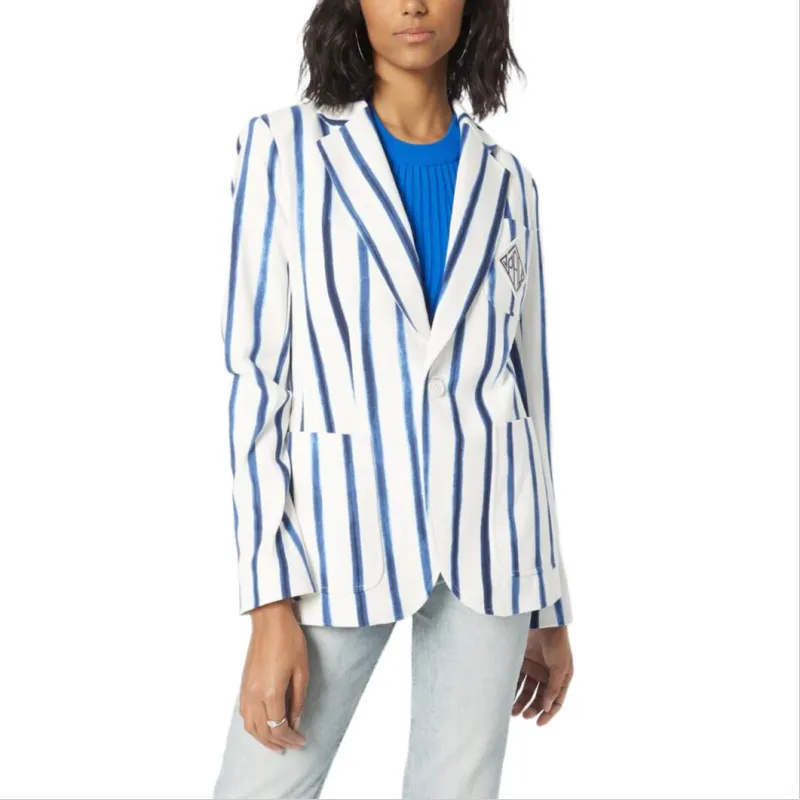 Polo Ralph Lauren FW24 Jackets & Coats Women's Blue White-2