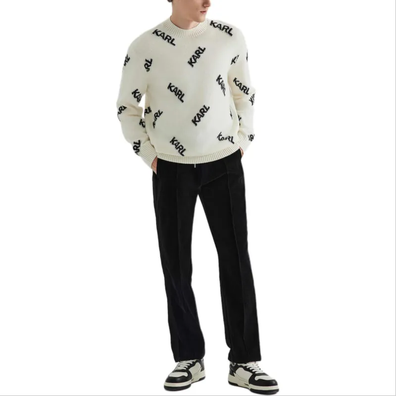 KARL LAGERFELD FW24 Sweater Men's White-2