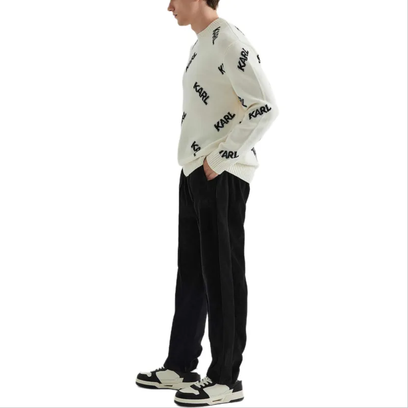 KARL LAGERFELD FW24 Sweater Men's White-3