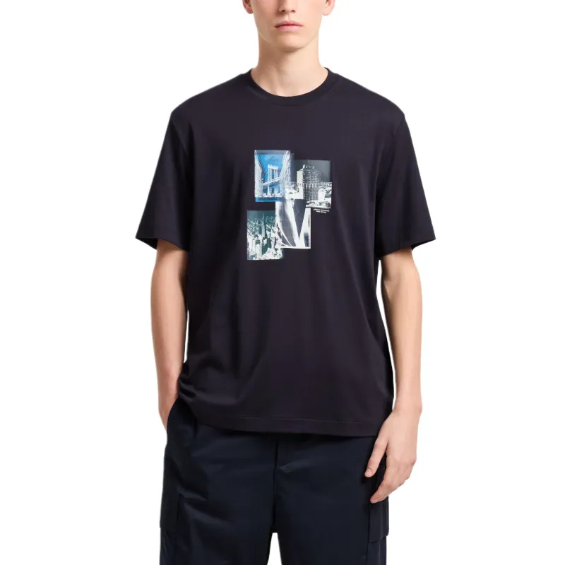 ARMANI EXCHANGEAE T Shirt Men's Blue-2
