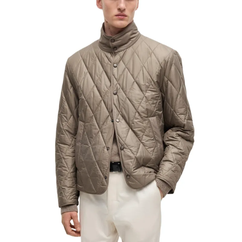 HUGO BOSS Down Jacket Men's Beige-2