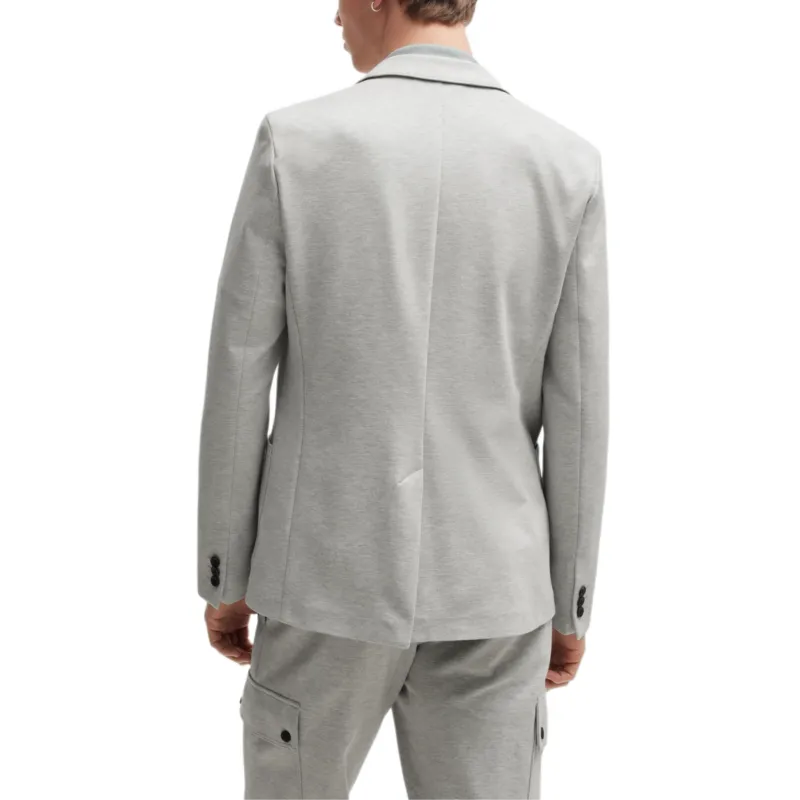 HUGO BOSS Business Suit Coat Men's Light Gray-3