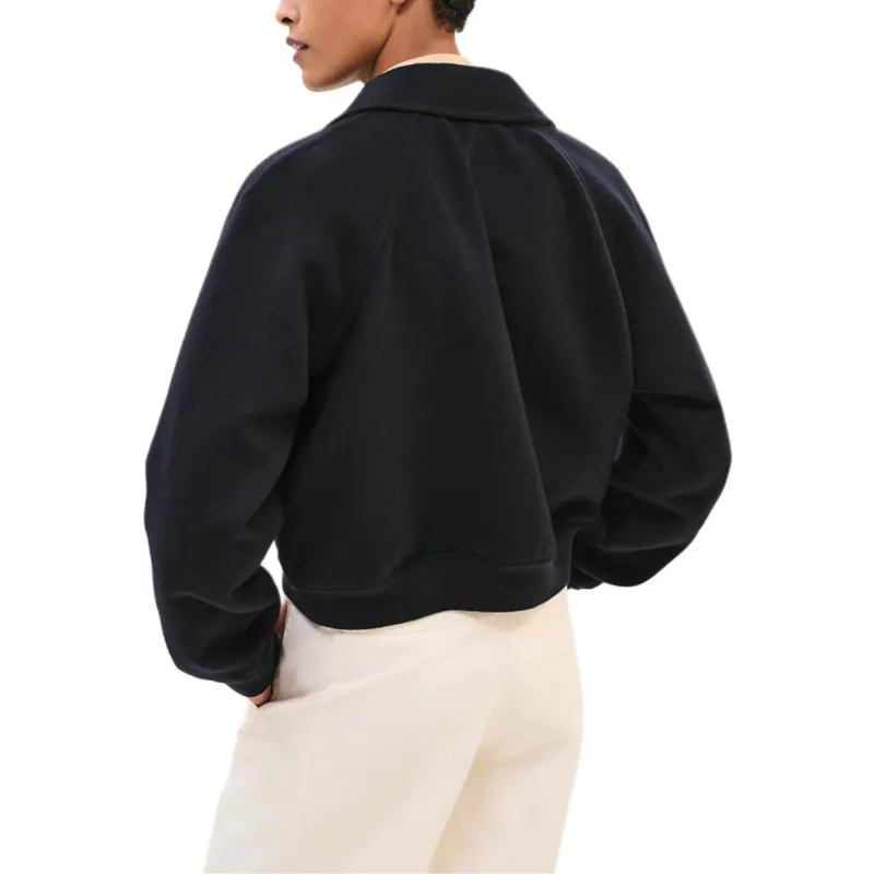 HERMES Jackets Coats Women's Ocean Blue-1