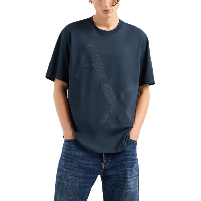 ARMANI EXCHANGEAE T Shirt Men's Dark Blue-1