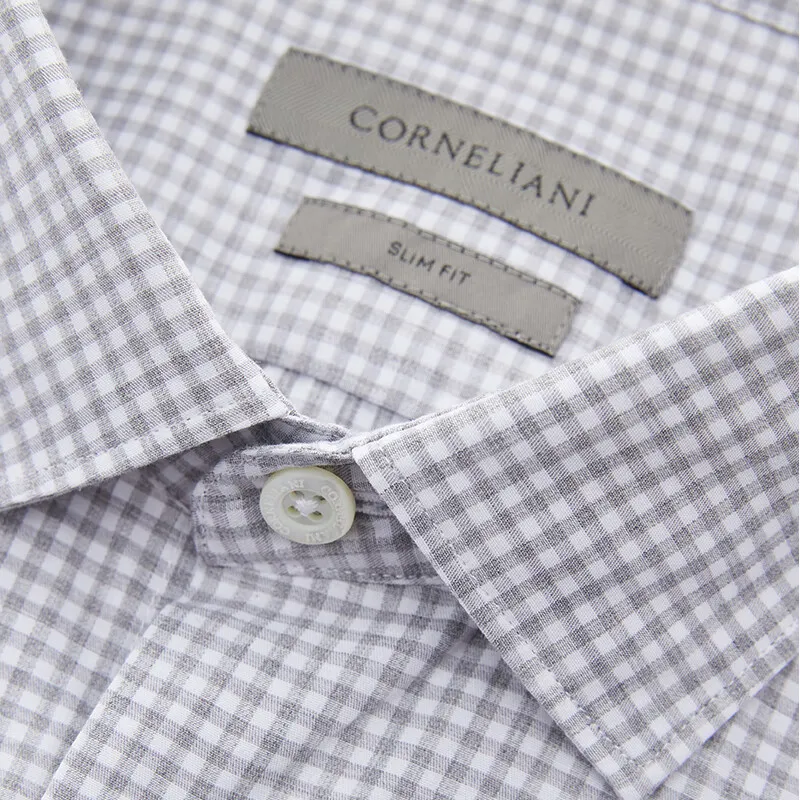 Corneliani Shirts Men Gray-4