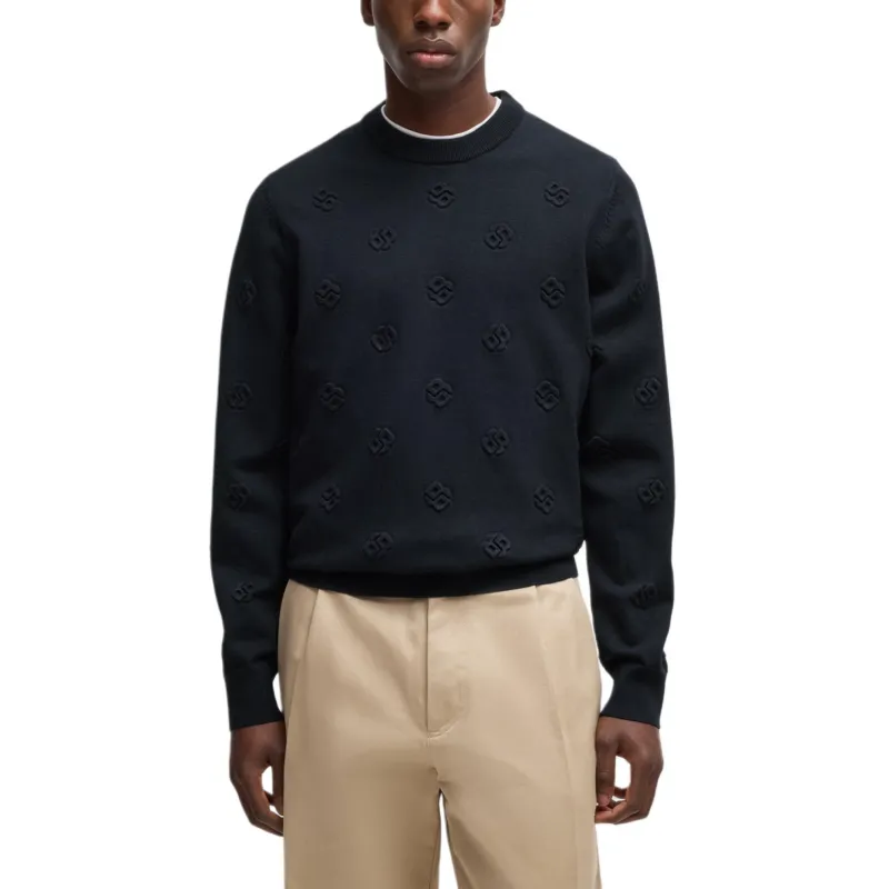 HUGO BOSS Sweaters Men Blue-2
