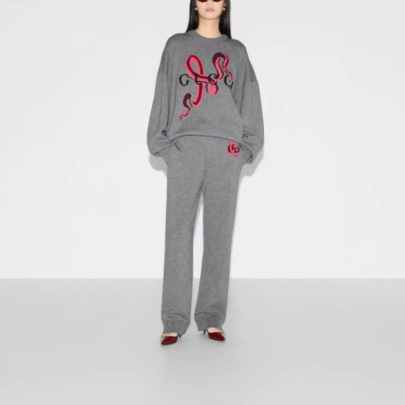 GUCCI SS25 Sweater Women's Gray-1