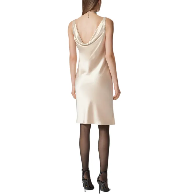 VERSACE Medusa Plaque Sleeveless Midi Dress-3